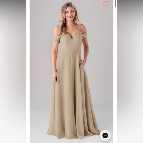 NEW - Kennedy Blue Bridesmaid Dress - Samantha Latte Size 6 - Picture 1 of 4